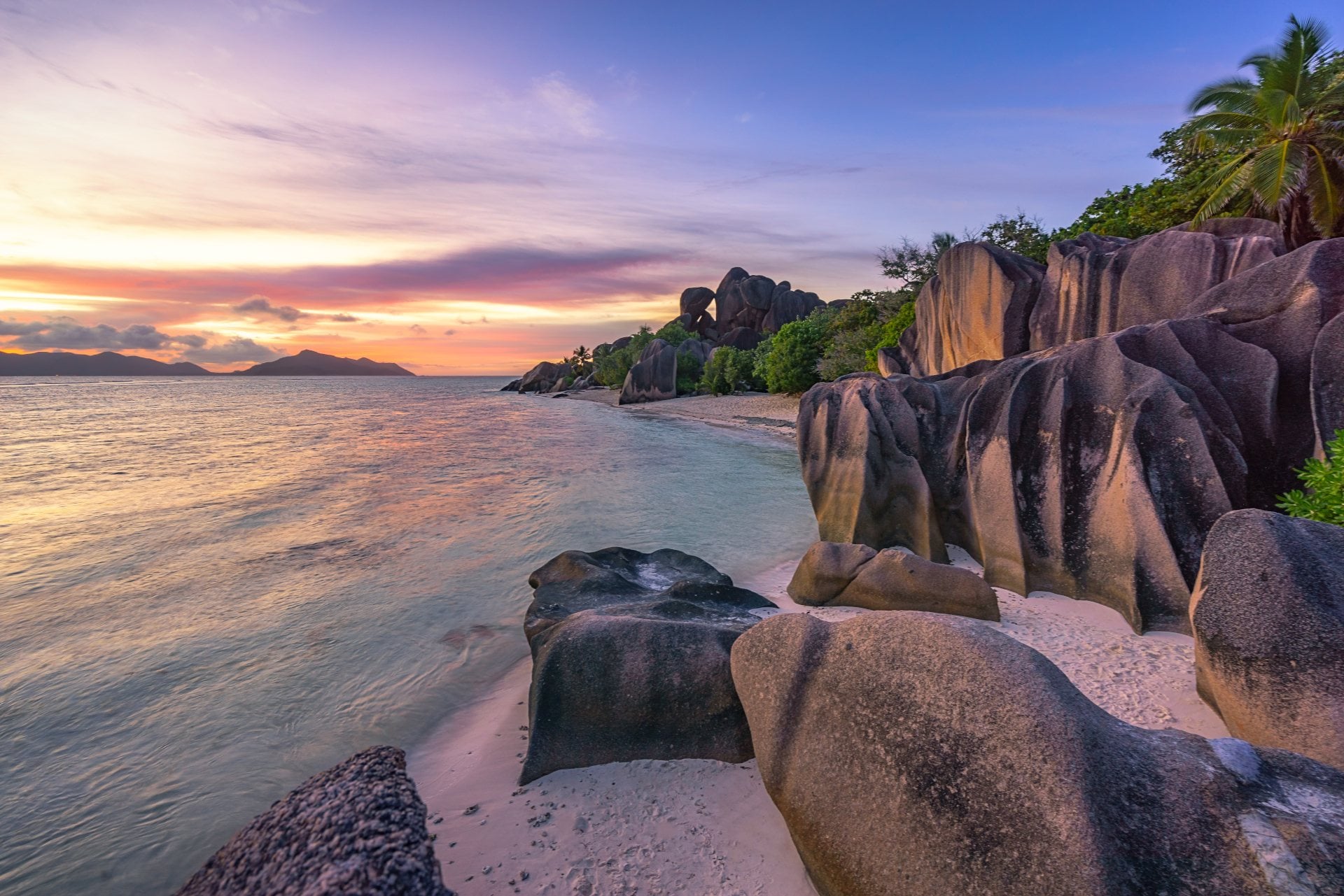 La Digue is home to Anse Source d'Argent, considered one of the most beautiful beaches on earth